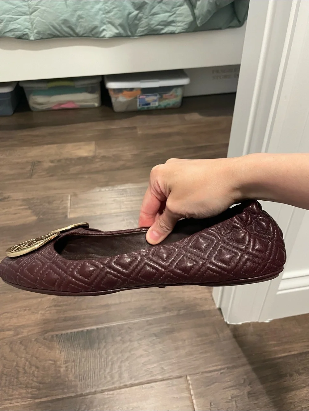 Tory Burch quilted ballet flats